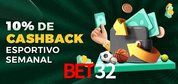 10% de bônus de cashback na bet32